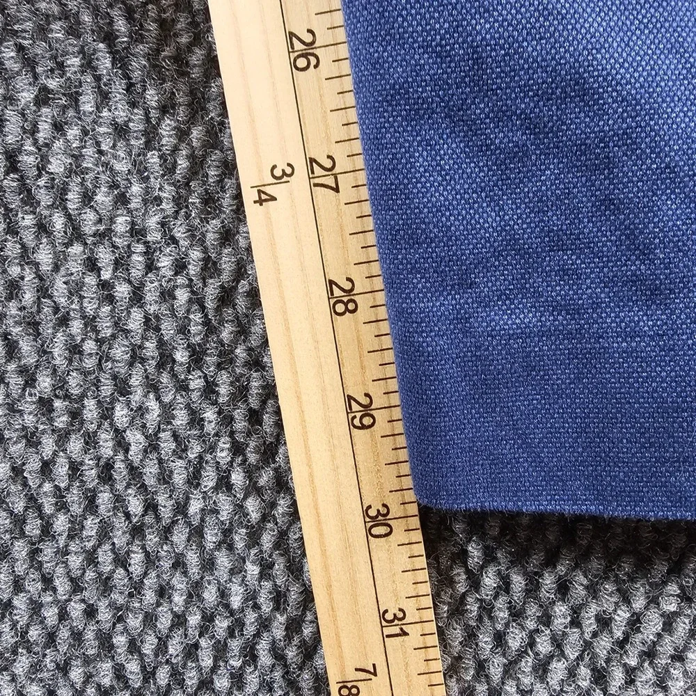 Express Mens Slim Stretch Chino‎ Pants Blue Textured 31x32 Cotton Blend Trousers